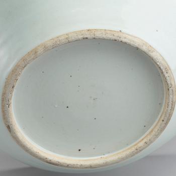 HANDFAT, porslin, Kina 1800-tal.