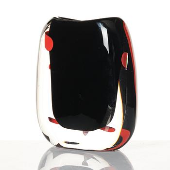 Anne Nilsson, a glass vase, Orrefors, Sweden 1990.
