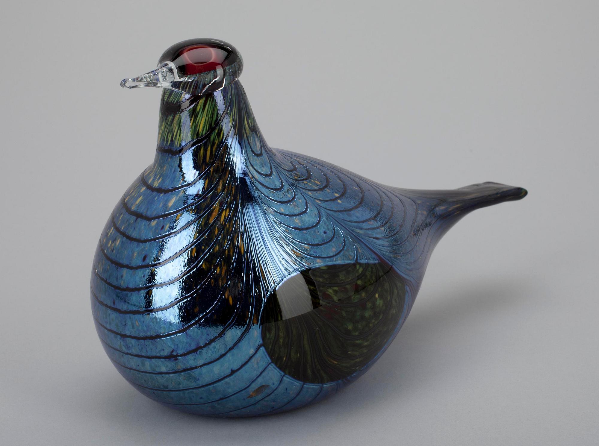 FIGURIN, glas, signerad Oiva Toikka, Nuutajärvi.