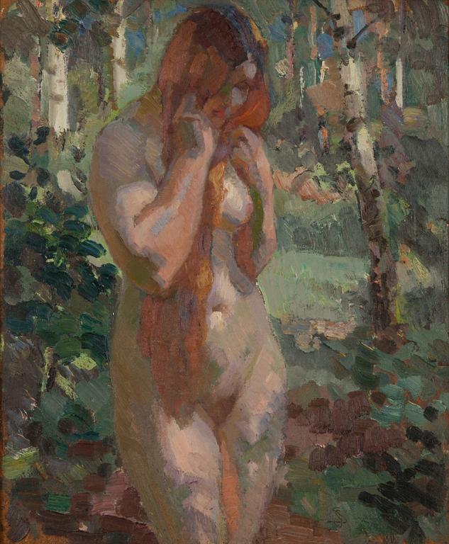 Santeri Salokivi, Nainen metsässä.