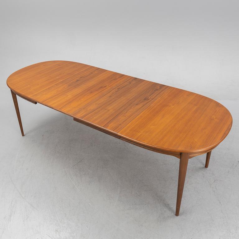 A 1960's 'Vindö' walnut veneered dining table by Svante Skogh.