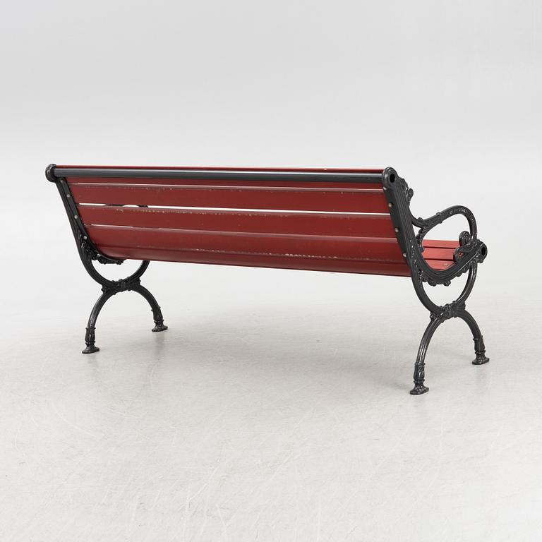 Garden sofa, Klafreströms bruk, late 20th century.