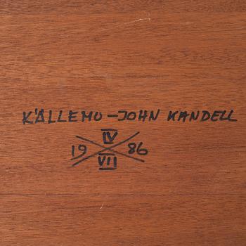 John Kandell, skrivbord, "Solitär", limited edition, Källemo, 1986.