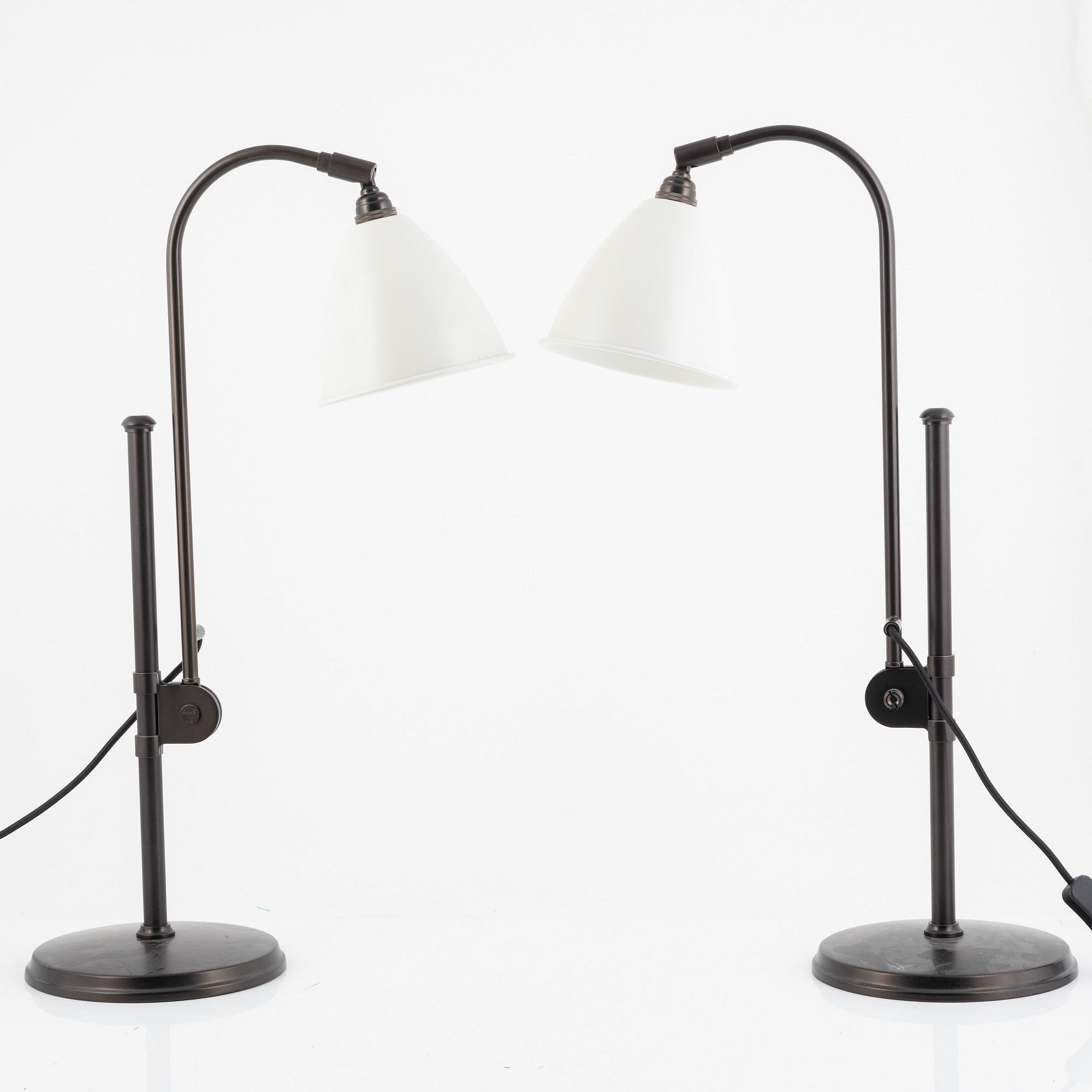 Robert Dudley Best, bordslampor ett par, Bestlite BL 1,