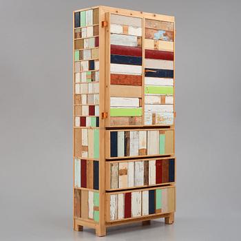 Piet Hein Eek, a "Classic Scrapwood Cabinet", Studio Piet Hein Eek, Netherlands, post 1990.