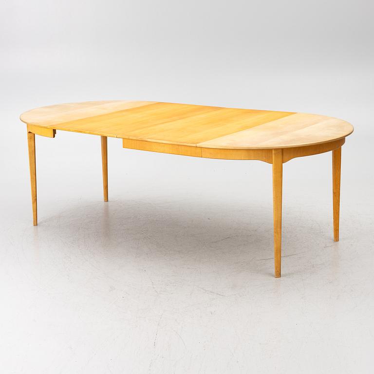 Carl Malmsten, Dining table and four plus two chairs, "Talavid", OH. Sjögren, Tranås.
