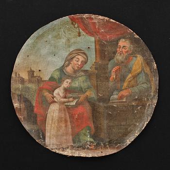 OKÄND KONSTNÄR, oljor, 2 st. Trol 1800-tal.