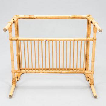 A Finnish rattan table, Sokeva-Käsityö, last quarter of the 20th Century.