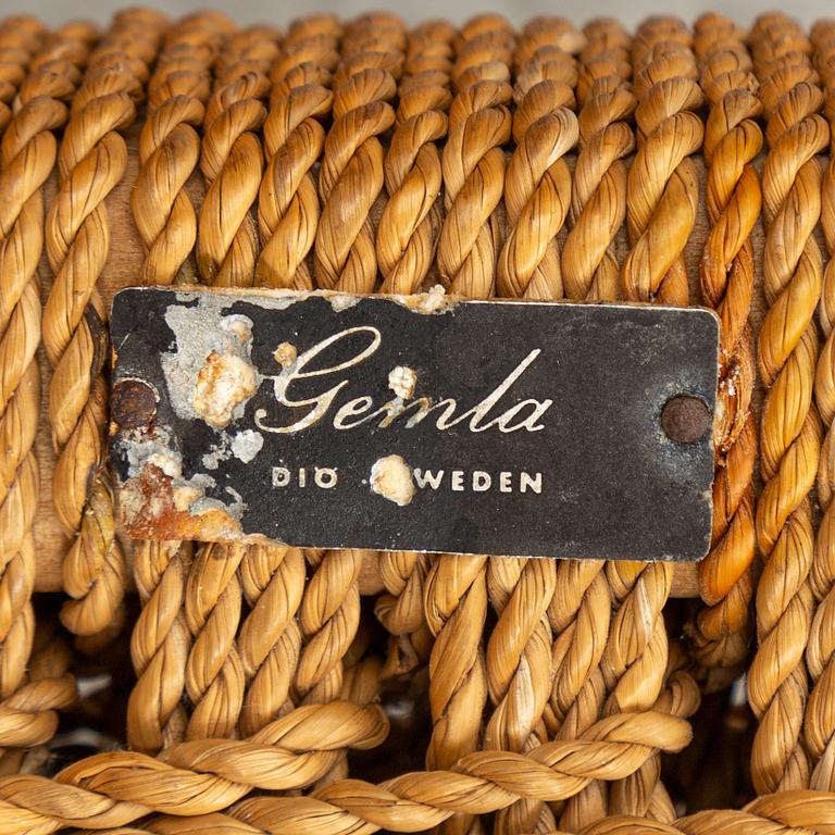 Gemla, stolar, ett par, modell "575/2", Diö, 1900-talets mitt.