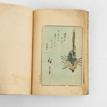 Bok med färgträsnitt, 1800-talets andra hälft.