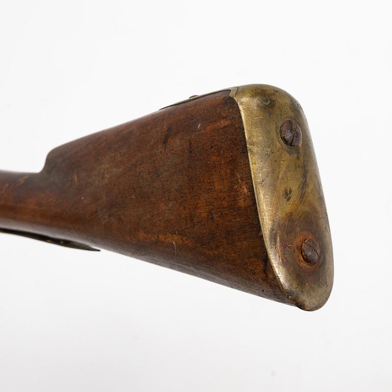 Flintlock rifle, signed Wålberg, Stockholm, (Anders W, 1720-93).