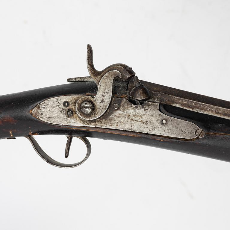 Slaglåsgevär, 1800-talets första hälft.