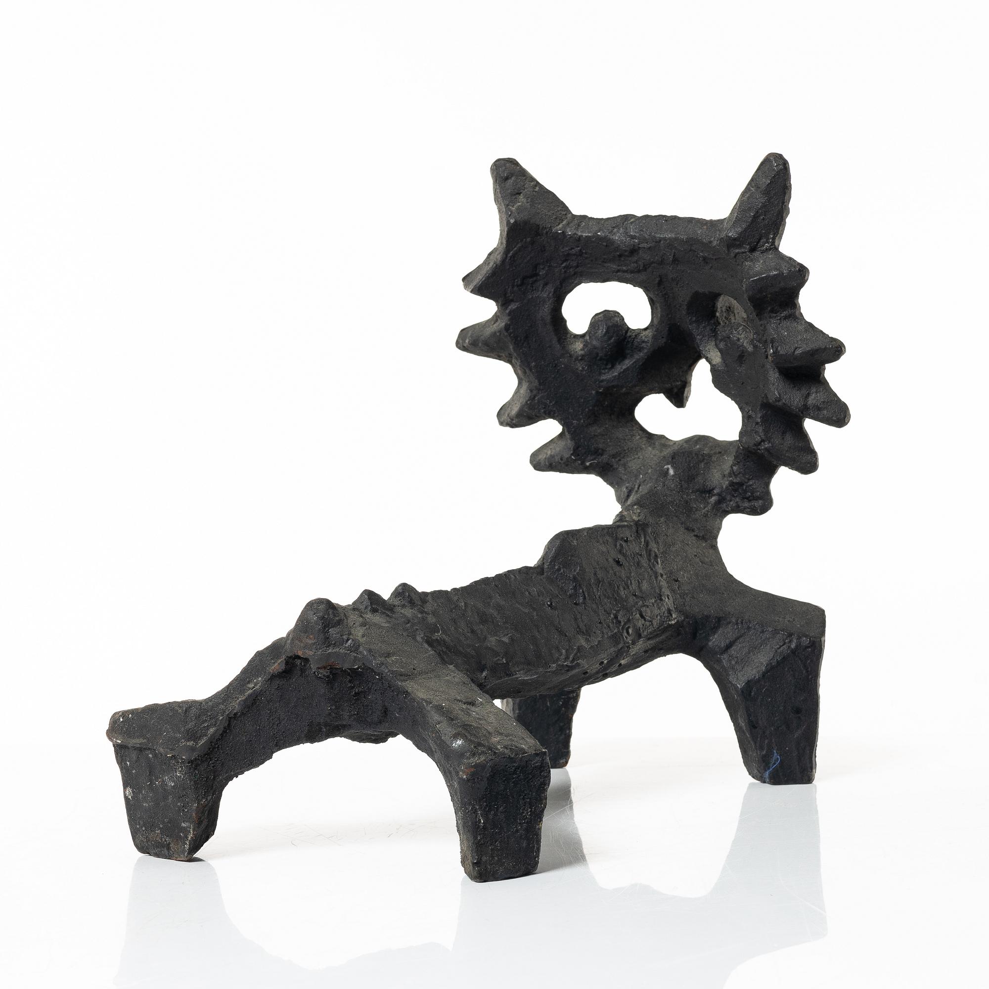 Olle Hermansson, eldhund, "Räven", Husqvarna.