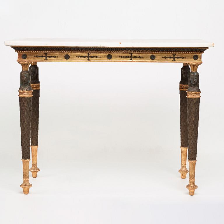 KONSOLBORD, sengustavianskt stockholmsarbete, 1800-talets början.