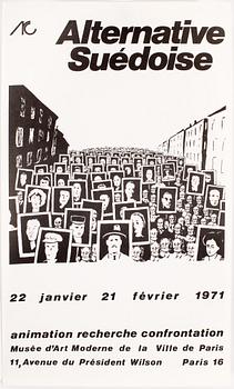 UTSTÄLLNINGSAFFISCHER, 7 st, 1960/70-tal.