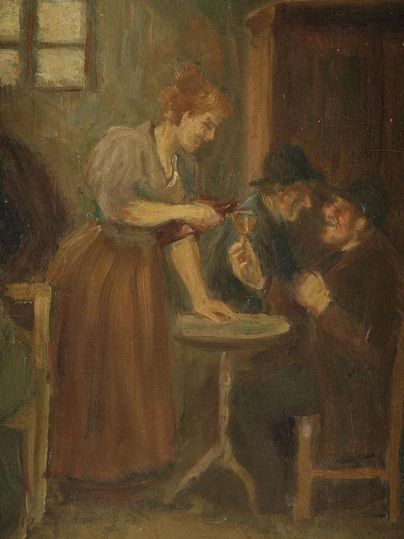 Ivar Arosenius, Café interior.