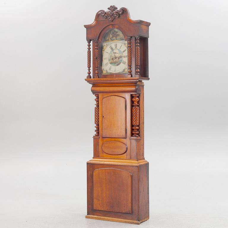 A longcase clock by J. Griffith, Carnarvon, England, first half of the 19th Century.