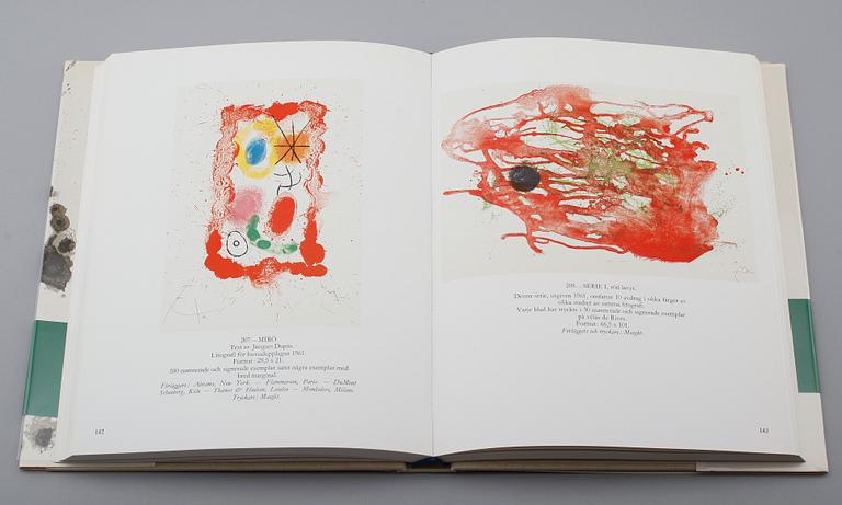 BOK: Joan Miró Samlade Litografier, II, 1953-1963, 53/300.