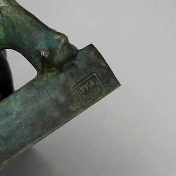 CARL MILLES, after, sculpture, bronze.