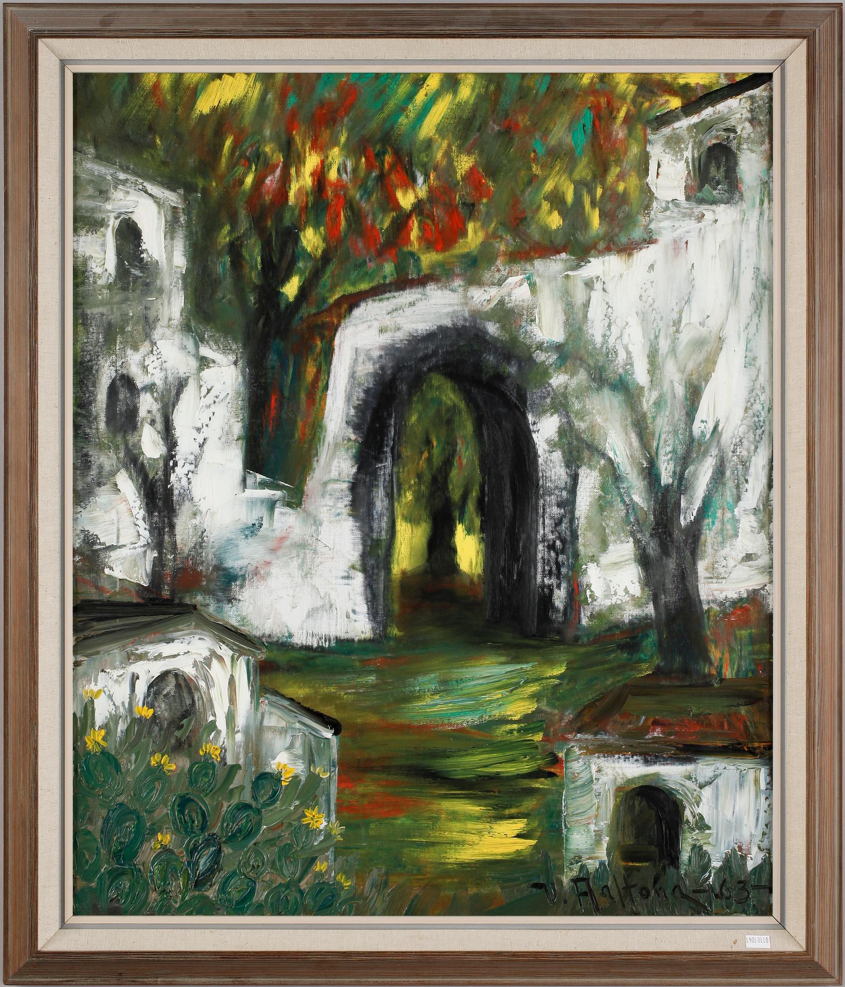 VEIKKO AALTONA, olja på duk, sign o dat -63.