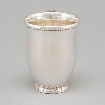 GEORG JENSEN, mugg, silver, Köpenhamn, Danmark, 1918.