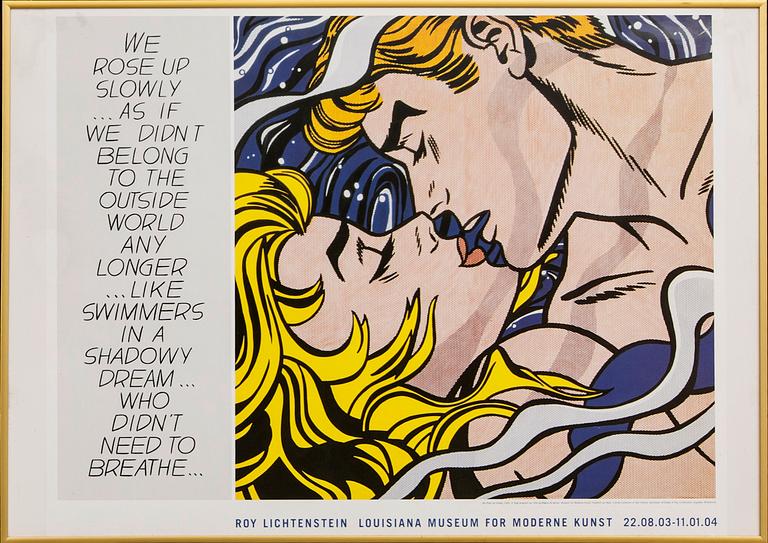 Roy Lichtenstein, Exhibition poster for the Louisiana Museum.