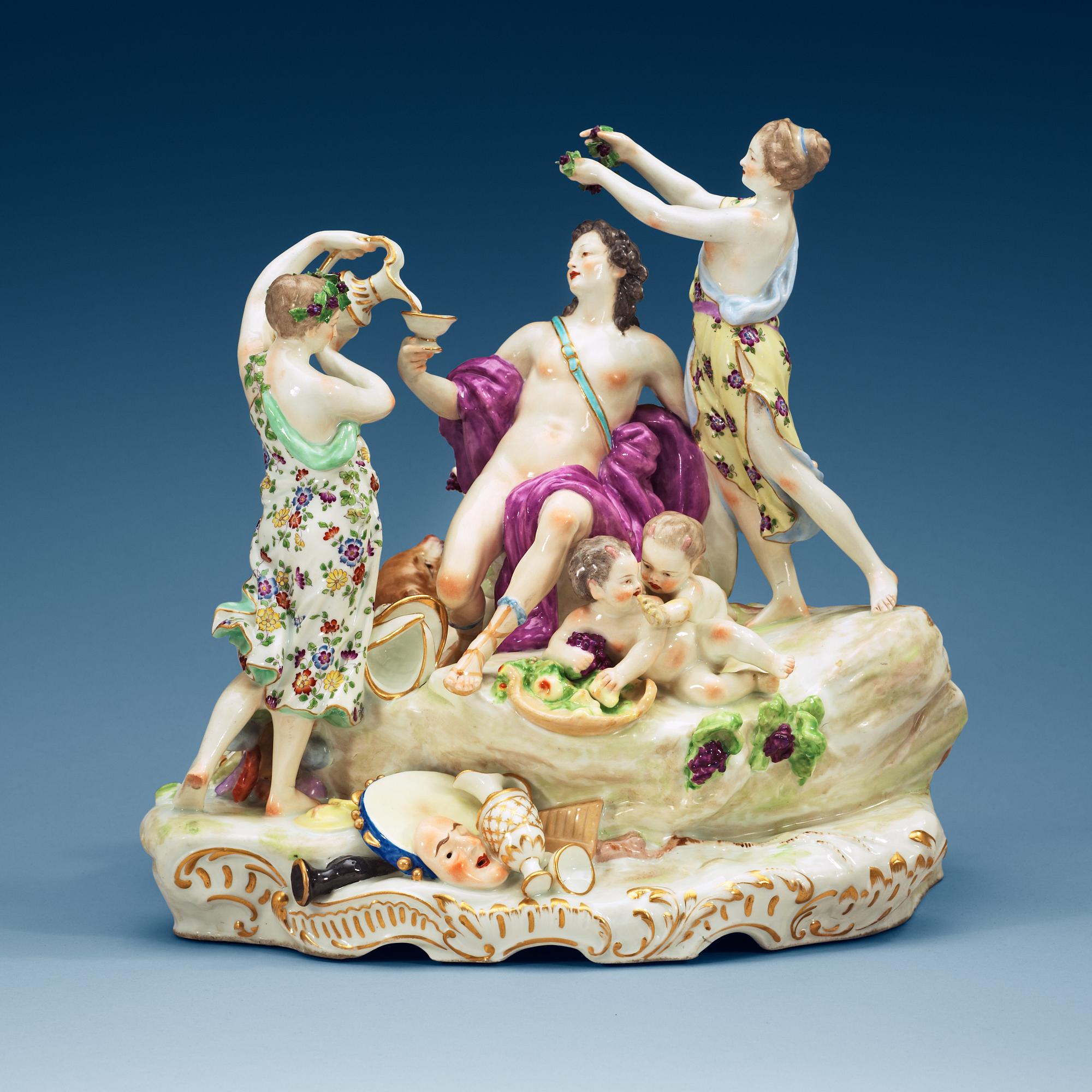 FIGURGRUPP, porslin. Royal Copenhagen, 1800-tal.