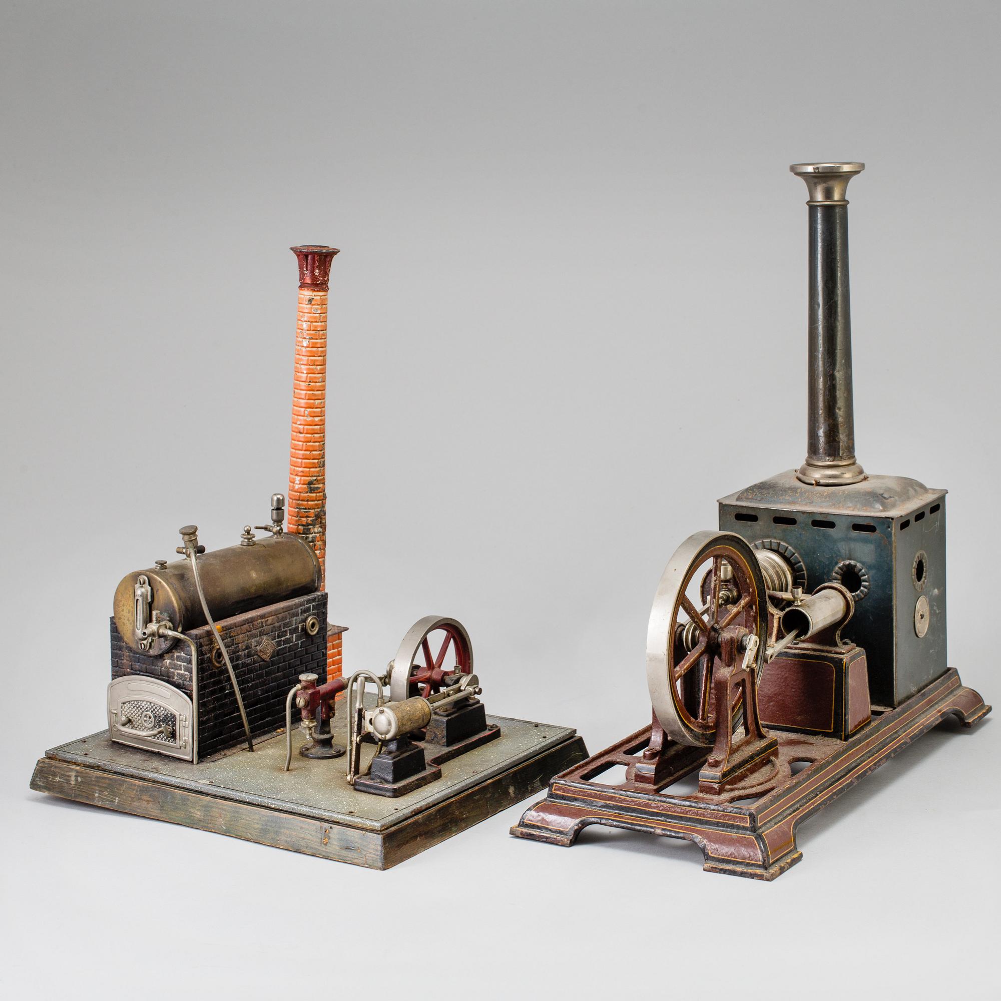 Two steam engines, Germany, early 20th century.