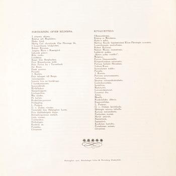 MAPP, 25+5 st, tryckbilder efter Albert Edelfelt, tryck AB F. Tilgmann, Helsingfors 1906.