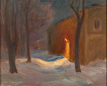 ERIK HEDBERG, oil on canvas, signed and dated -45.