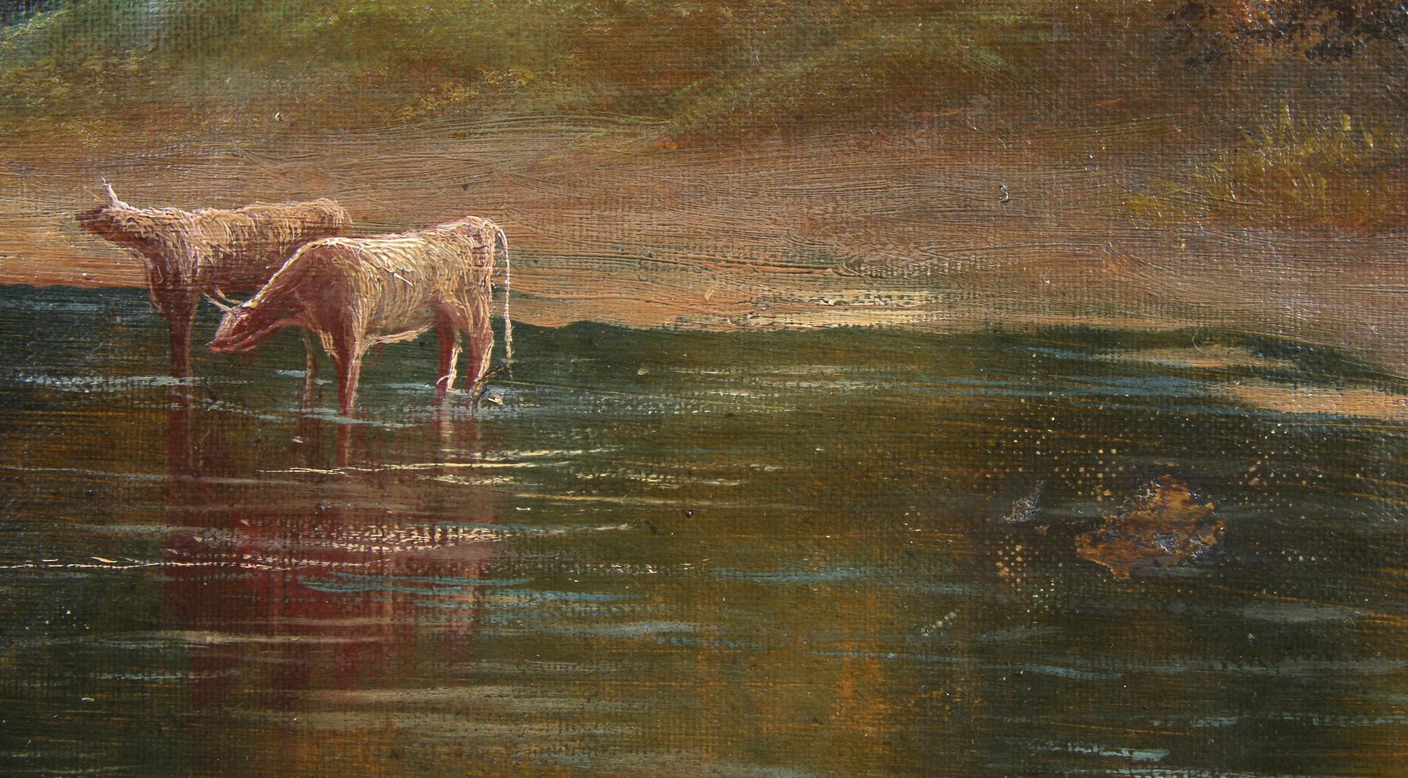 HENRY DAWSON, tillskriven, olja på duk.