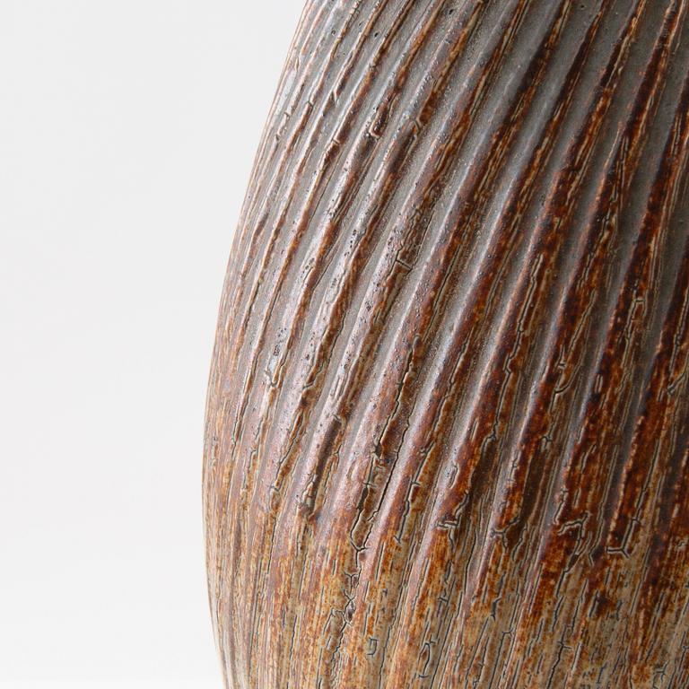 Arthur Andersson vaser 2 st Wallåkra stengods 1900-talets mitt.