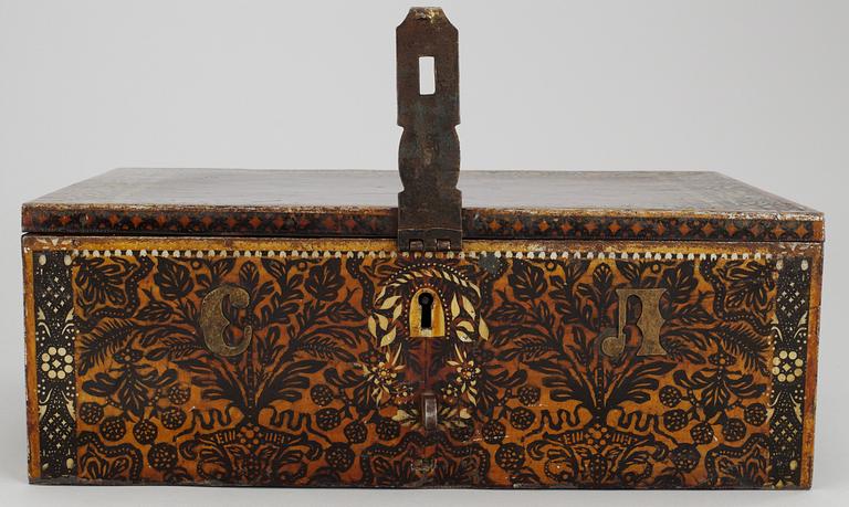 An Ivan Paschenov & Söner metal strong box, Liskovo, Russia 1911.