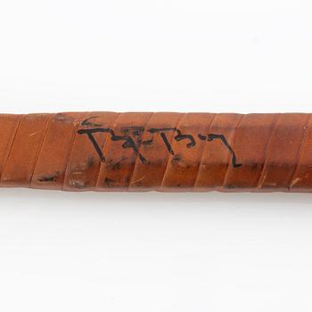 Tennis racket, Signed by Björn Borg. Donnay. Customized wood raquet, Over Size.