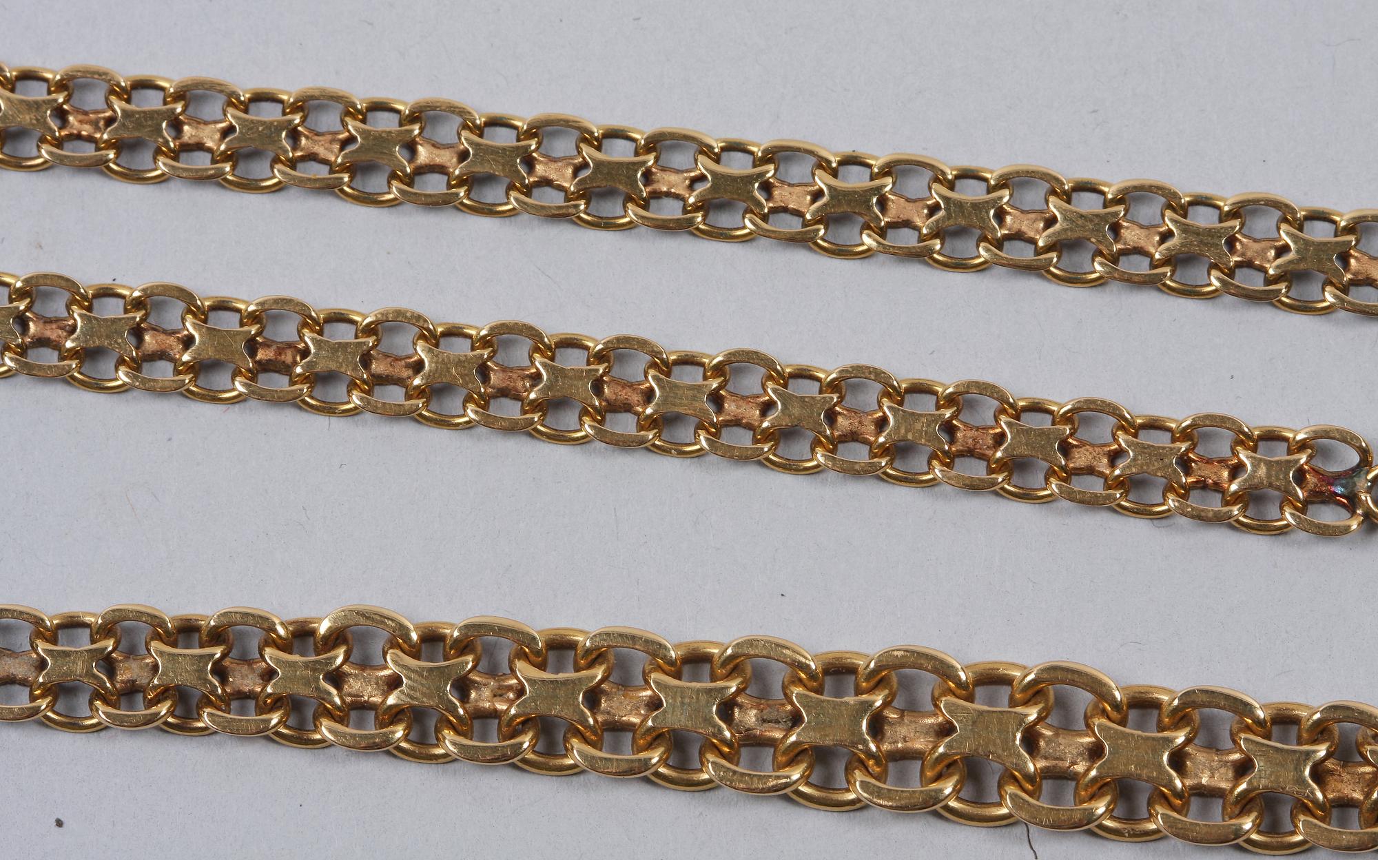HALSBAND, 18 K guld, 24 gram.