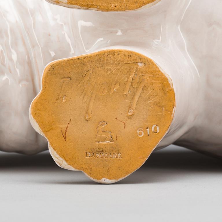 FIGURIN, keramik, L. Hjort, Danmark.