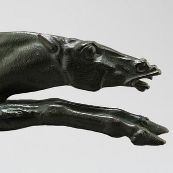 ALBERTO BAZZONI, Sculpture, bronze. Signed and mark.