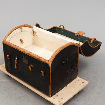 A late 19th century trunk.