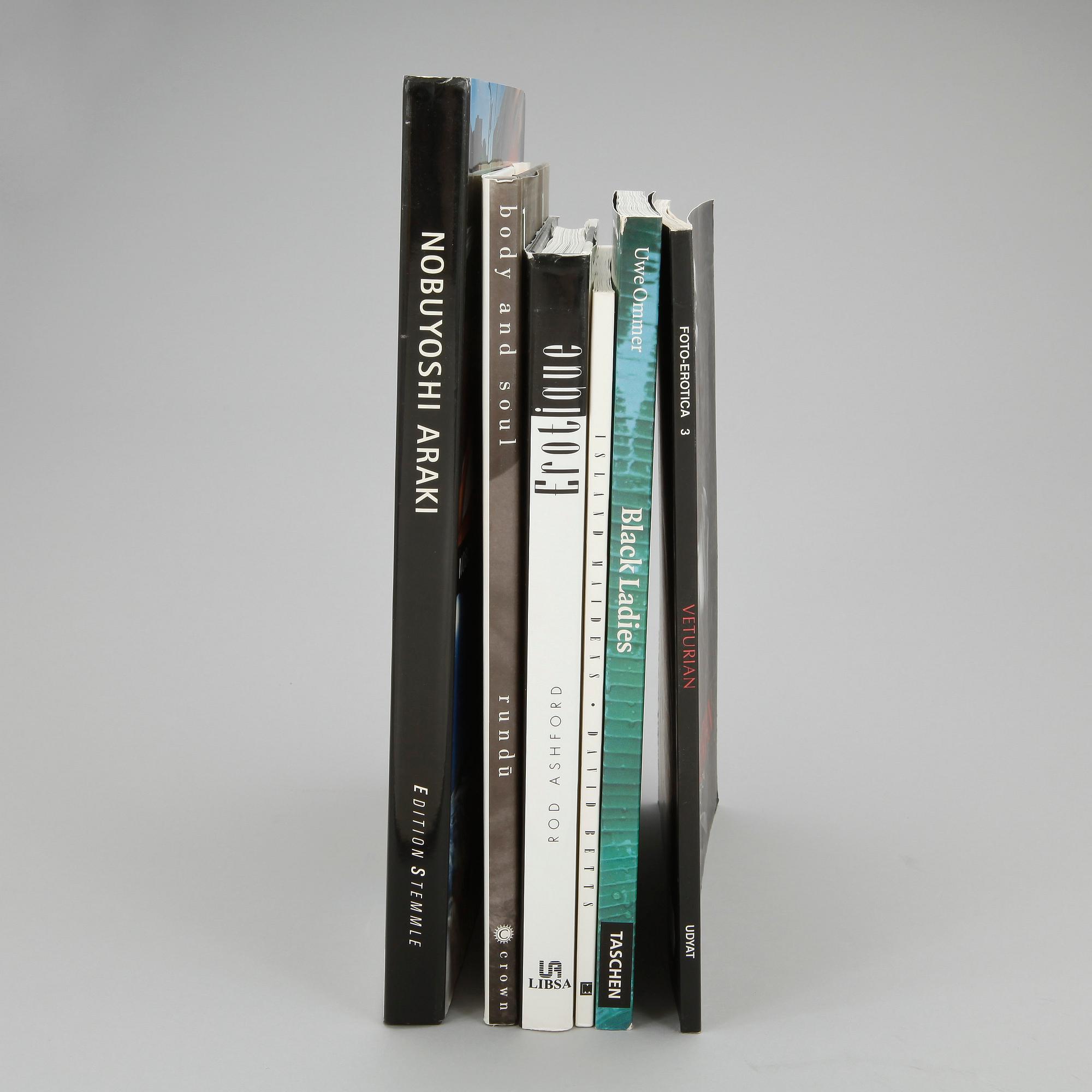 PARTI FOTOLITTERATUR, 6 st, bland annat "Shikijyo Sexual Desire: Nobuyoshi Araki", Edition Stemmle, 1997.