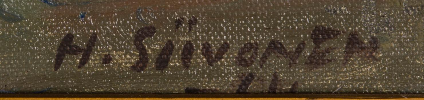 HANNES SIIVONEN, olja på duk, signerad och daterad 1964.