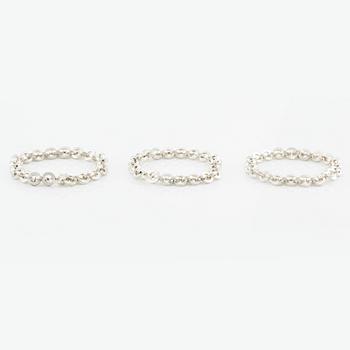 Rey Urban, a necklace/bracelet, sterling silver, Stockholm 1977.