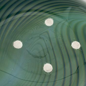 Three glass bowls, Transjö, including Sven-Åke Carlsson, Jan-Erik Ritzman.
