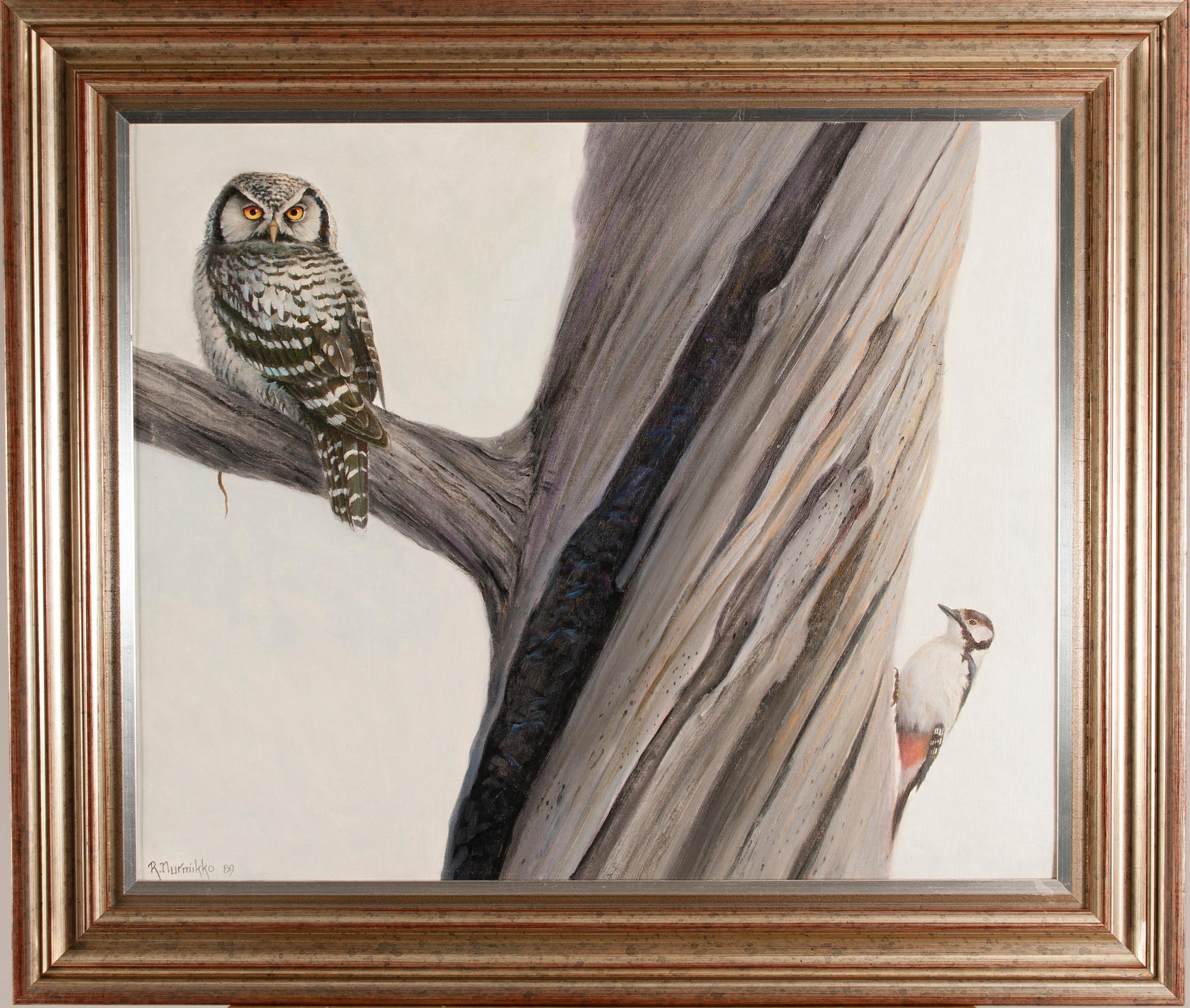 REIMA NURMIKKO, olja på duk, uppfodrad på kartong, signerad och daterad -89.