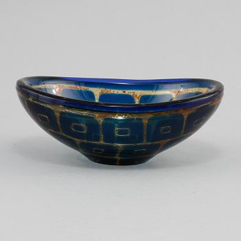 SKÅL, glas, "Ravenna", Sven Palmqvist, Orrefors, 1900-talets tredje kvartal.