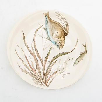 Fiskservis, 30 delar, flintgods, "Fish", Johnson Bros, England.