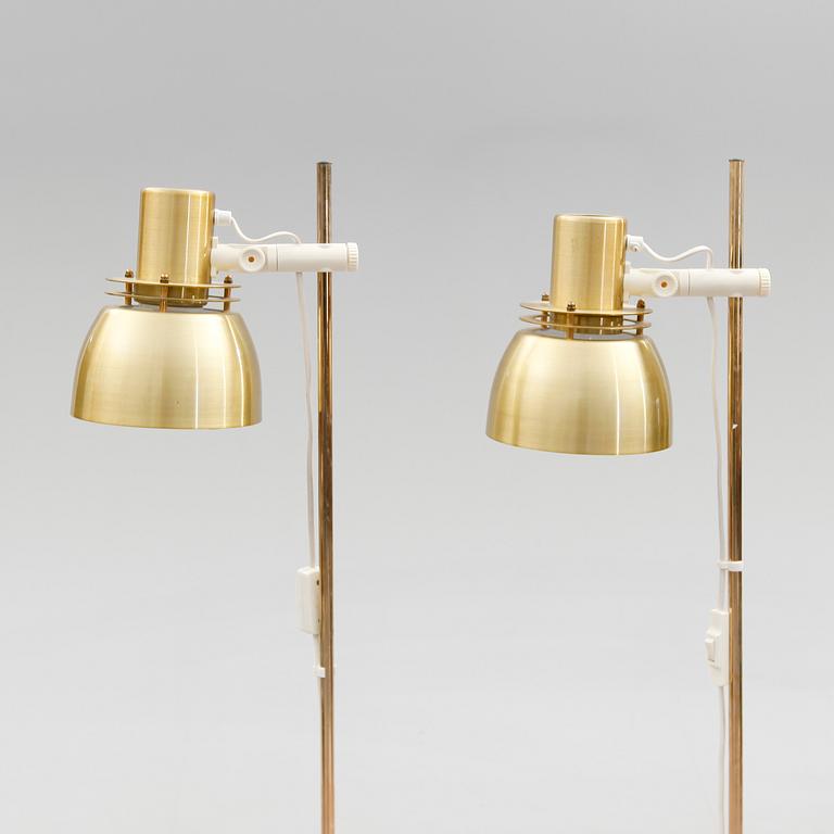 GOLVLAMPOR, 1 par, 1900-talets andra hälft.