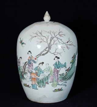 LOCKBOJAN, porslin, Kina, 1900-tal.