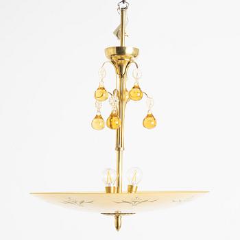 A ceiling lamp, Swedish Modern, 1940s.