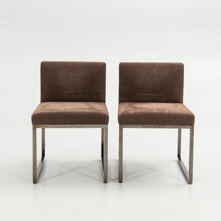 Rodolfo Dordoni, Chairs, a pair, "Bag Chair", Minotti, Italy.