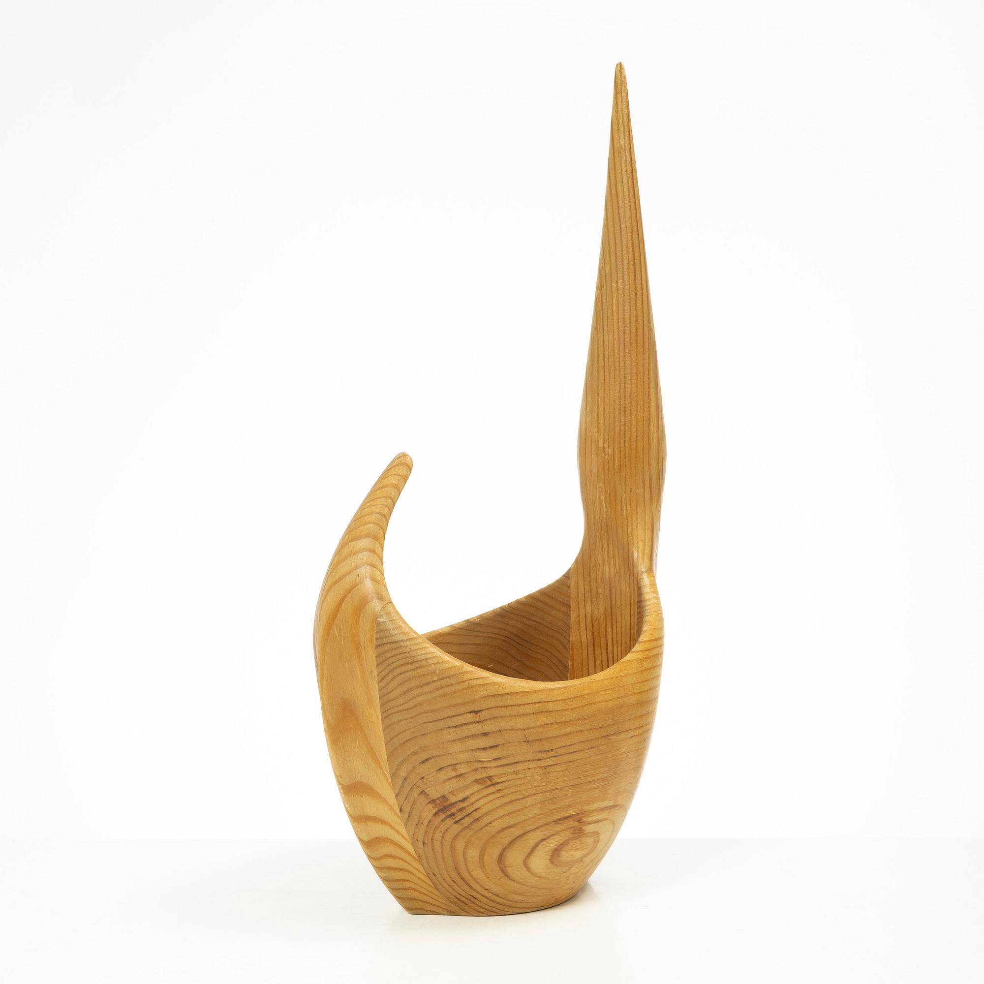 Johnny Mattsson, skål, trä, signerad.